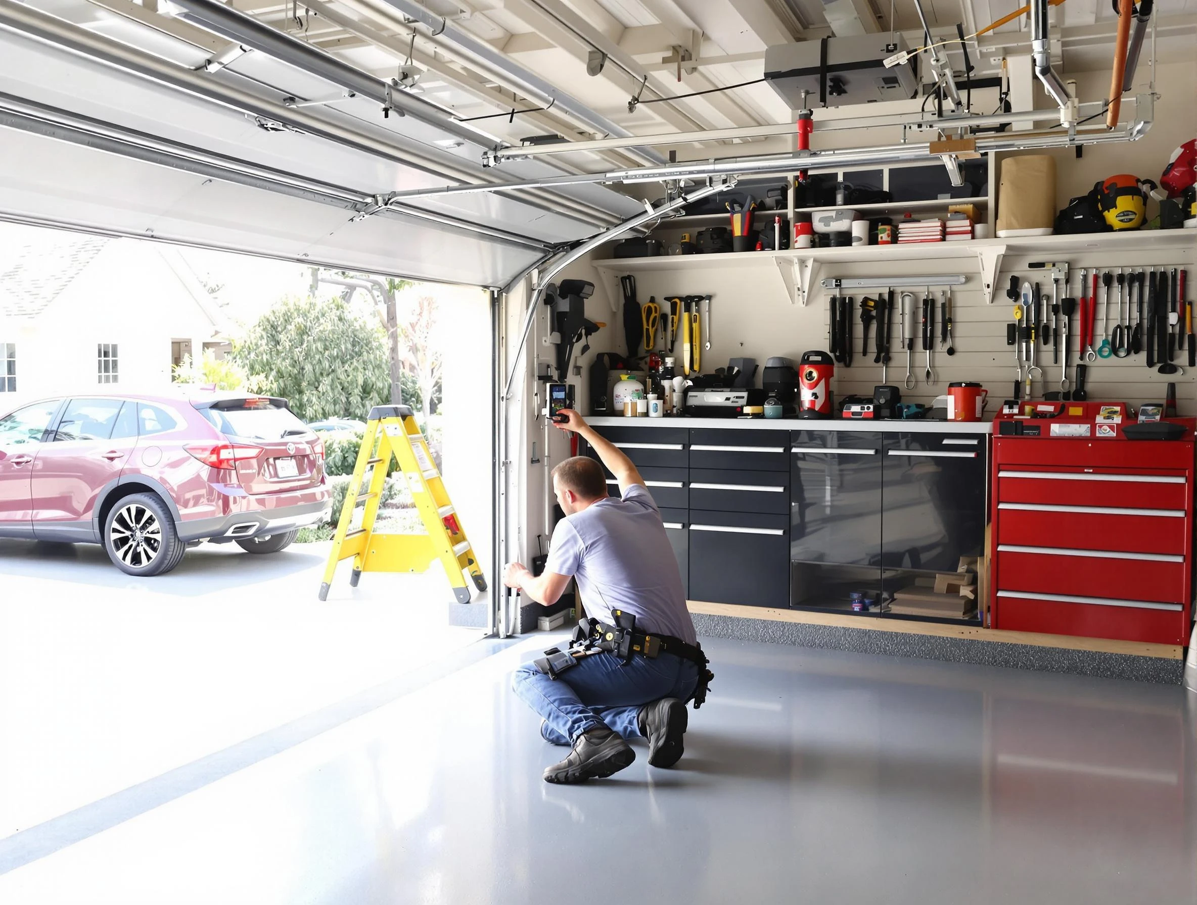 Local garage door repair service by Bradley Gardens Garage Door Repair in Bradley Gardens